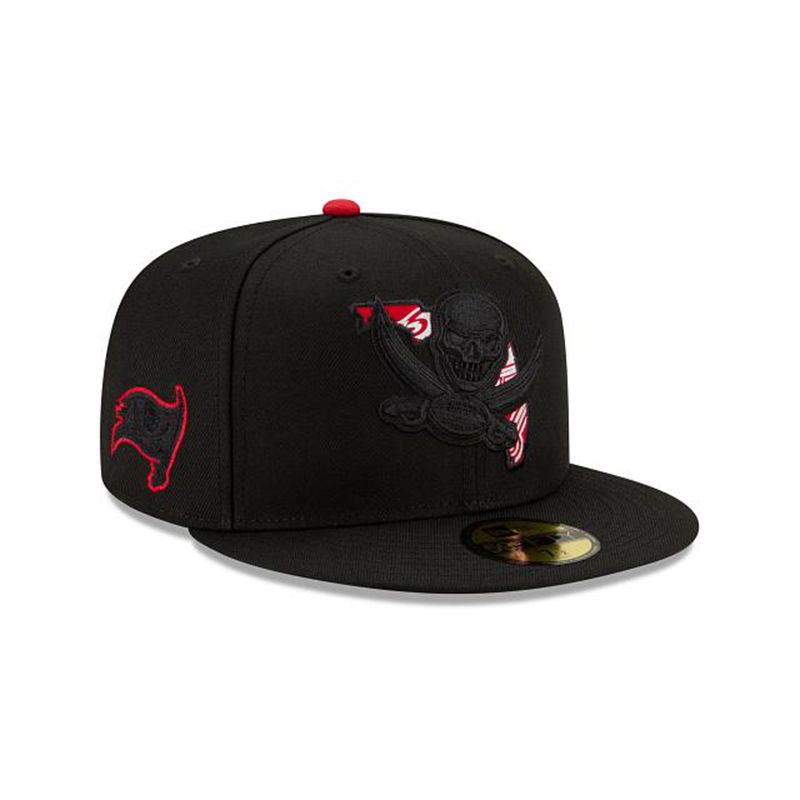 NFL Tampa Bay Buccaneers State Logo Reflect 59Fifty Fitted (LYR5762) - Black New Era Caps